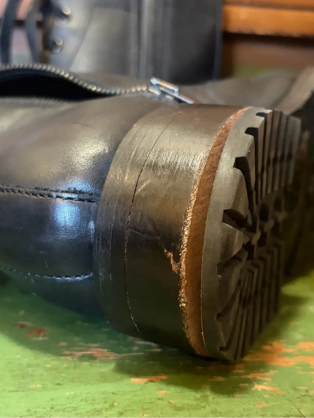 Thursday Boot Company- Men’s Black Leather Cap-Toe Lace-Up Boots